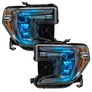 Chevrolet Silverado 1500 Headlight Kit - ORACLE Lighting - Demon Eye + ColorSHIFT - RGB+W - `19-`21